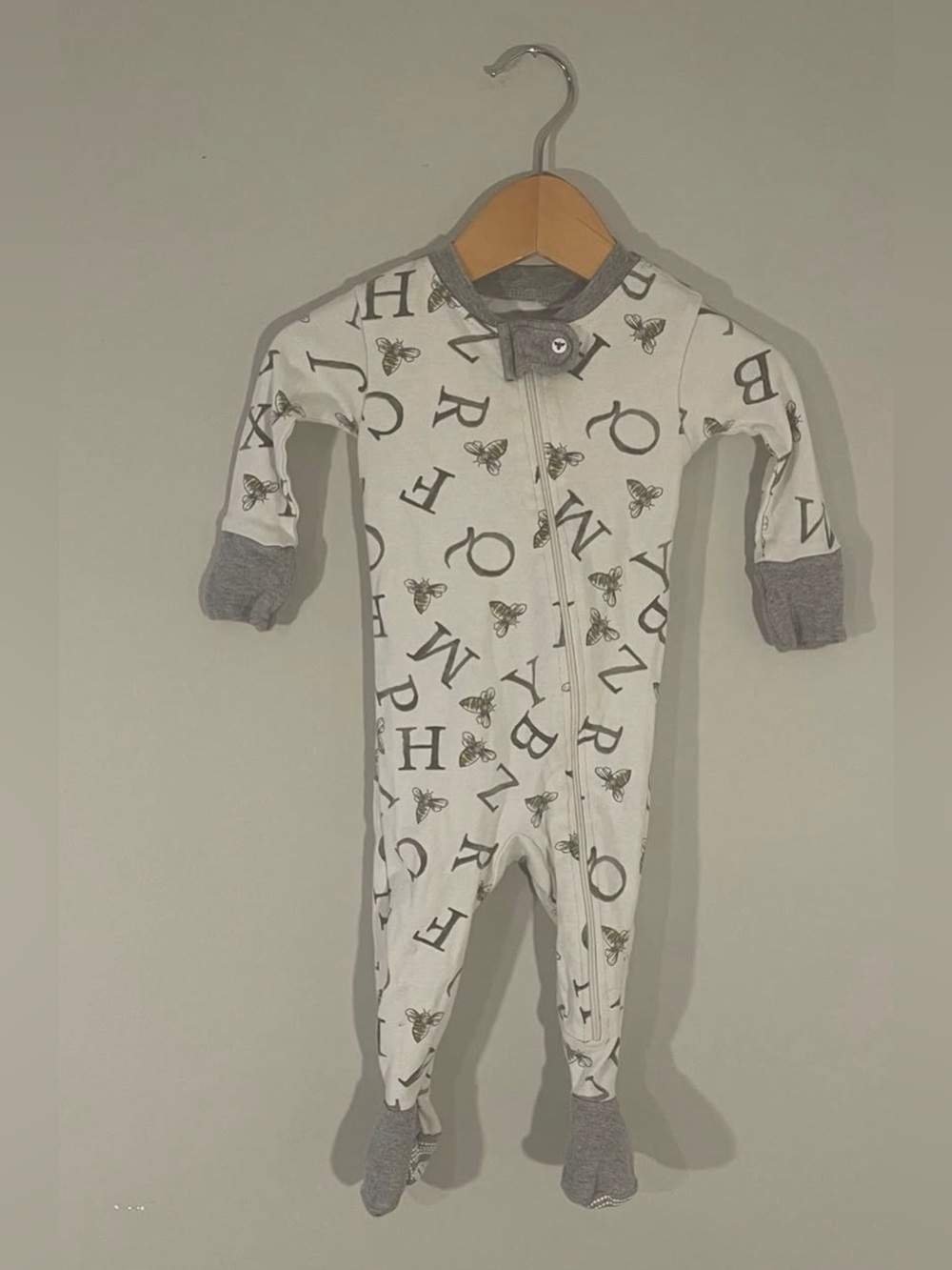 $8 ADD ON Burt's Bees Baby Footie CLOUD ISLAND CARTER's